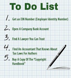 Business To Do List for Writers